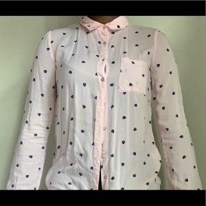Shirt with ladybug print